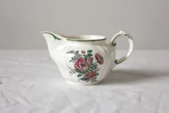 Pot à lait crémier en faïence vintage 