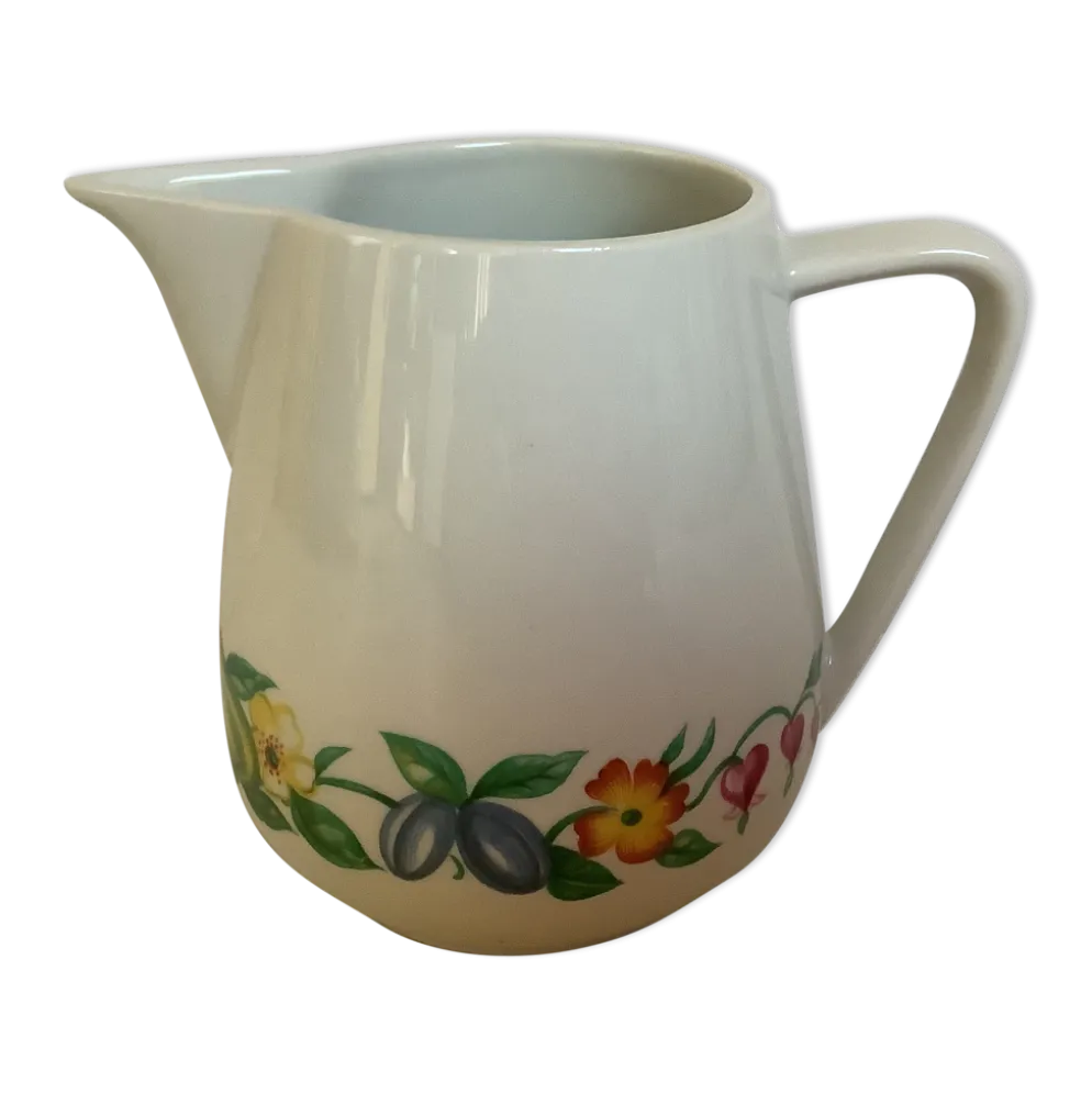 Pot à lait crémier à fleurs et fruits Villeroy et Boch