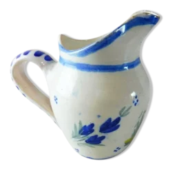 Pot à lait, décor bretonne, Quimper HB