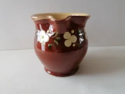 Pot à lait de Savoie terre cuite vernissée