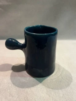 Pot à lait en céramique bleue