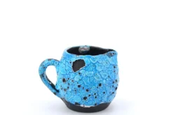 Pot à lait en céramique Emaux des glaciers, Atelier du Cyclope