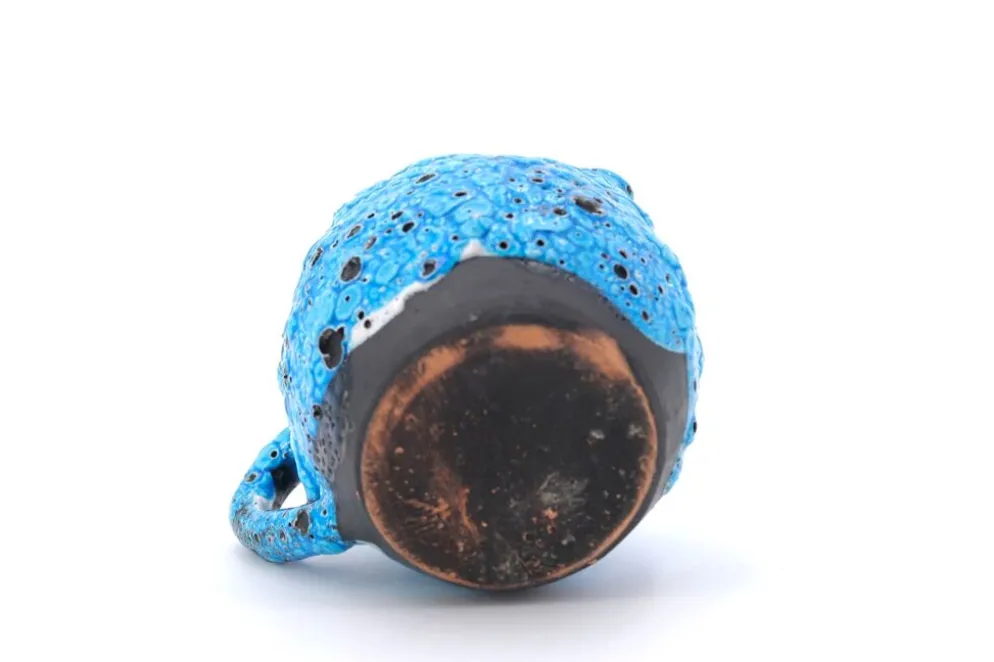 Pot à lait en céramique Emaux des glaciers, Atelier du Cyclope