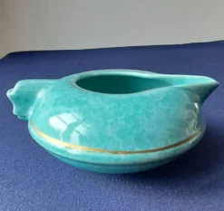 Pot à lait en faïence signé Molin, Charolles, années 70