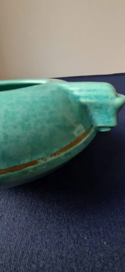 Pot à lait en faïence signé Molin, Charolles, années 70