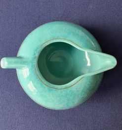 Pot à lait en faïence signé Molin, Charolles, années 70