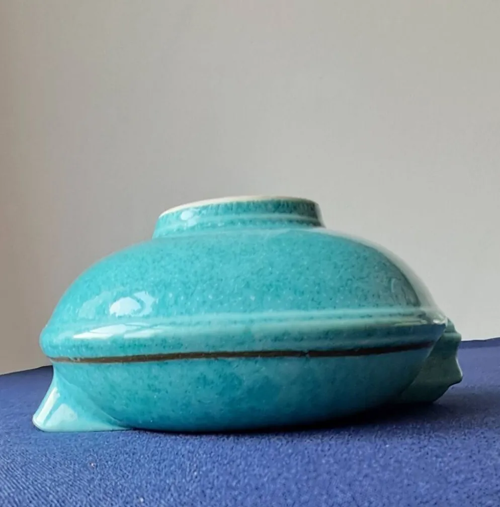 Pot à lait en faïence signé Molin, Charolles, années 70