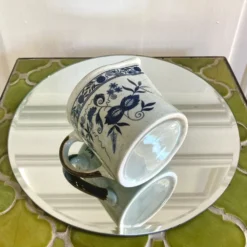 Pot à lait en grès décor fleurs