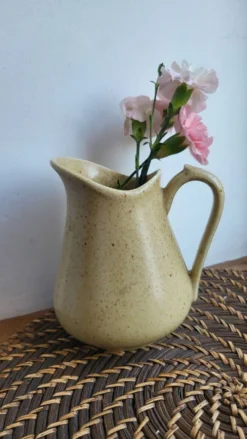 Pot à lait en grès moucheté
