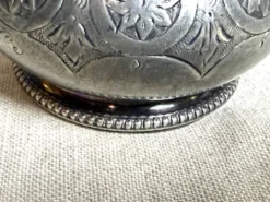 Pot à lait en métal argenté, 1870