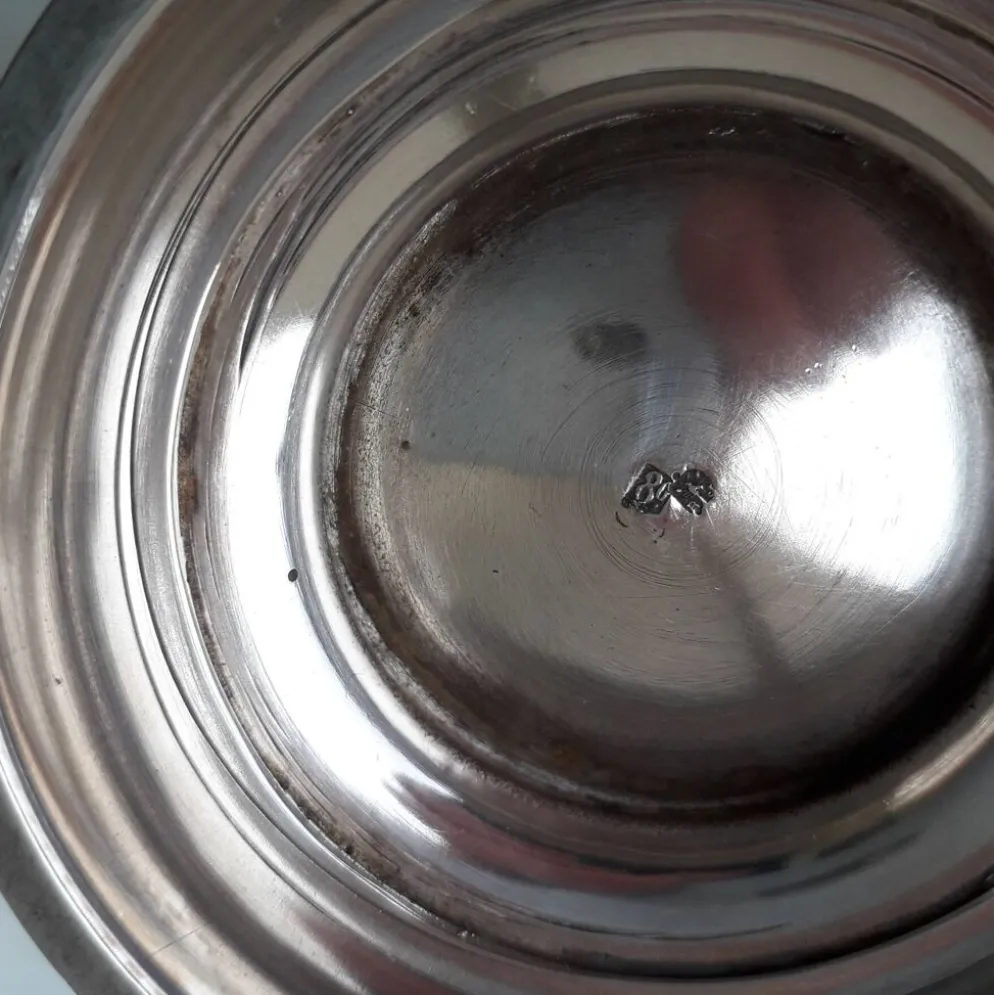 Pot à lait en métal argenté