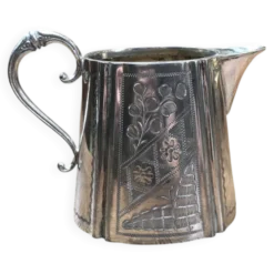 Pot à lait en métal argenté