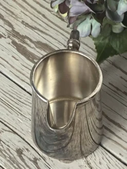 Pot à lait en métal argenté