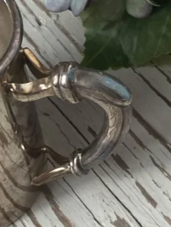 Pot à lait en métal argenté