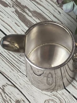 Pot à lait en métal argenté
