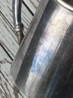 Pot à lait en métal argenté