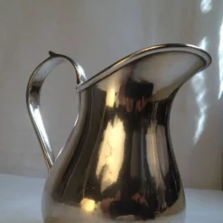 Pot à lait en métal argenté