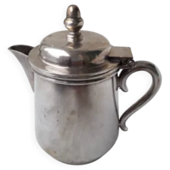 Pot à lait en métal argenté Nakazato