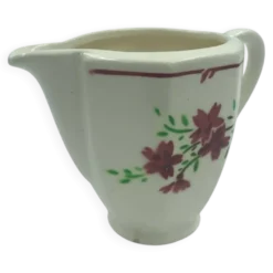 Pot à lait en porcelaine ancienne Badonviller