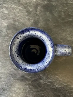 Pot à lait en terre émaillée