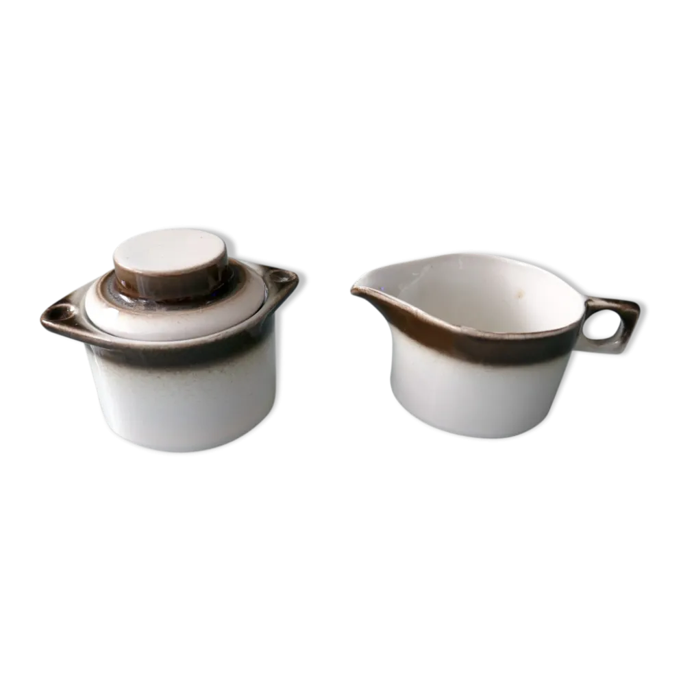 Pot à lait et sucrier