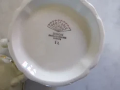 Pot à lait et sucrier en faïence de Digoin