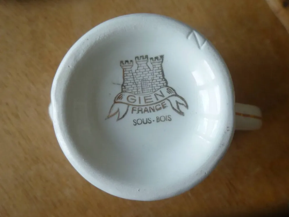 Pot à lait Neuf Faïence de Gien modèle Sous-bois