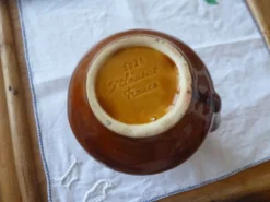Pot à lait ou petit pichet Saint Clément décor marin