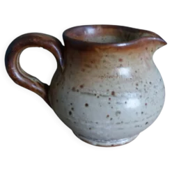 Pot à lait, pichet en grès de Puisaye, Jean-Pierre Prud’homme