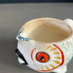 Pot à lait poisson - céramique artisanale