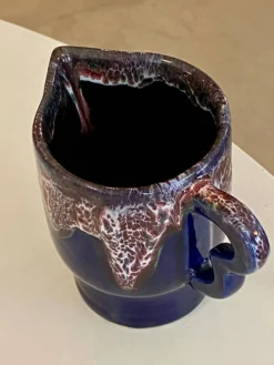 Pot à lait Vallauris bleu