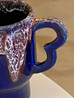 Pot à lait Vallauris bleu