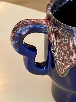 Pot à lait Vallauris bleu