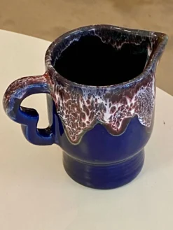 Pot à lait Vallauris bleu