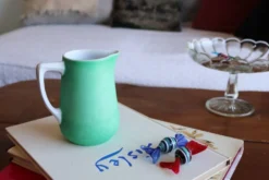 Pot à lait vert mat bavaria porcelaine