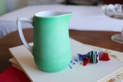 Pot à lait vert mat bavaria porcelaine