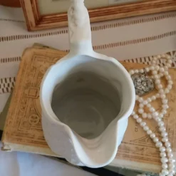 Pot à lait vintage en biscuit de porcelaine, Portmeirion England