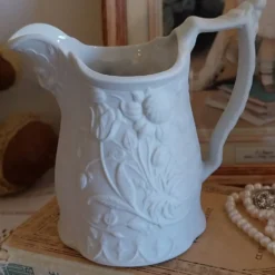 Pot à lait vintage en biscuit de porcelaine, Portmeirion England