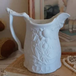 Pot à lait vintage en biscuit de porcelaine, Portmeirion England