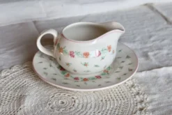 Pot à lait vintage en porcelaine anglaise Laura Ashley - Motif Rosebud