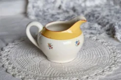 Pot à lait vintage porcelaine Sarreguemines – Motif fleuri