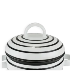 Pot émaillé carl aubock iii « culinar » avec couvercle, ostovics vienne, autriche, années 1970