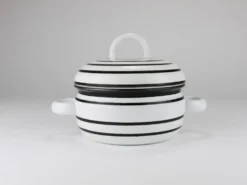 Pot émaillé carl aubock iii « culinar » avec couvercle, ostovics vienne, autriche, années 1970