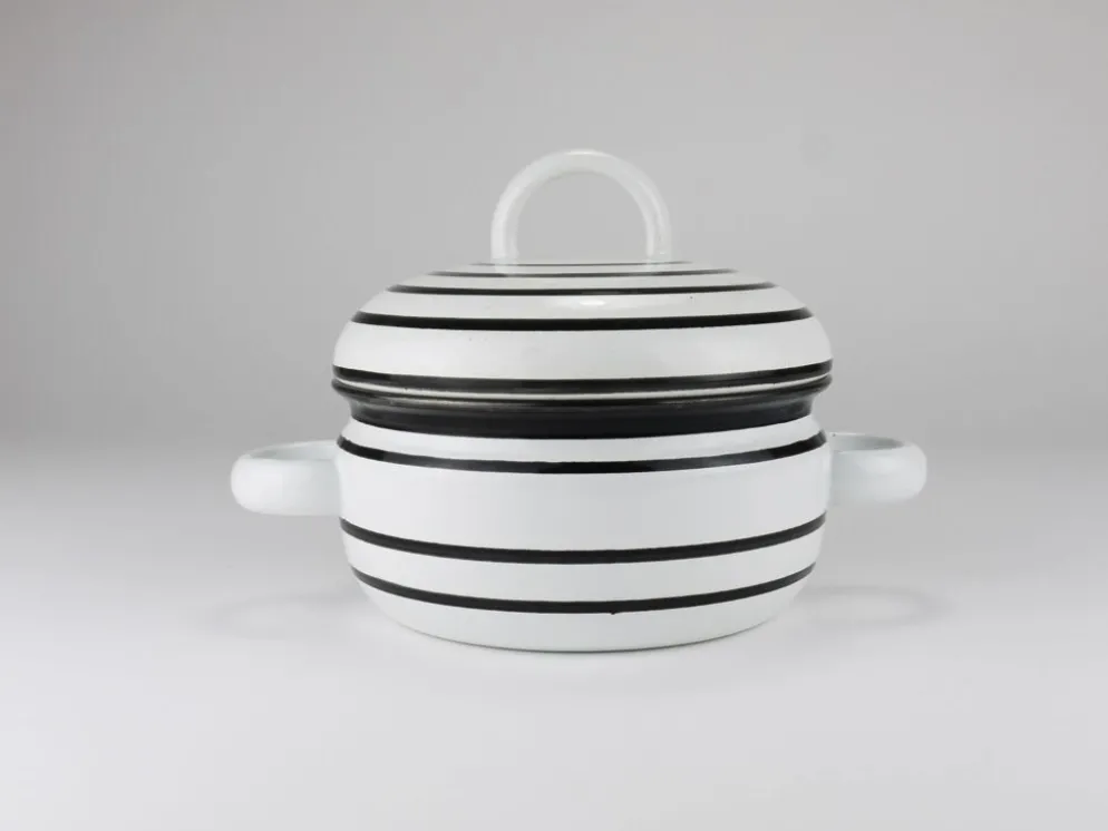 Pot émaillé carl aubock iii « culinar » avec couvercle, ostovics vienne, autriche, années 1970