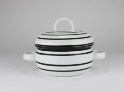 Pot émaillé carl aubock iii « culinar » avec couvercle, ostovics vienne, autriche, années 1970