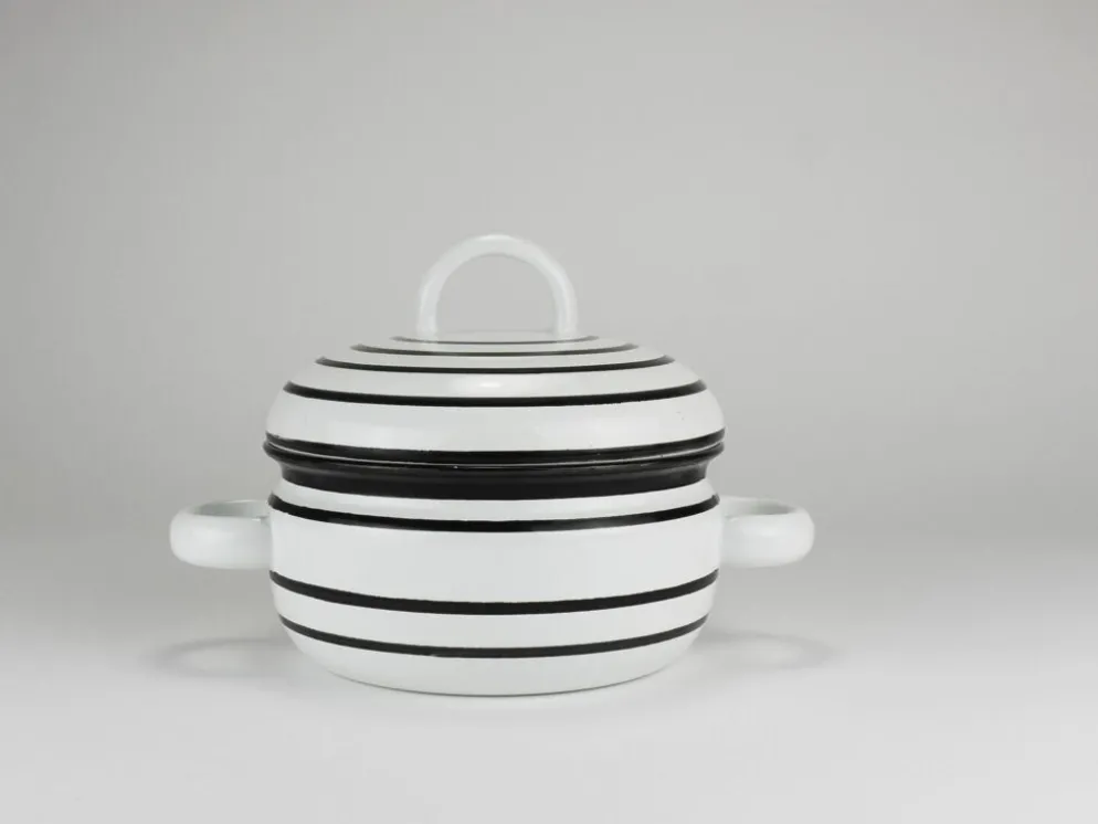 Pot émaillé carl aubock iii « culinar » avec couvercle, ostovics vienne, autriche, années 1970