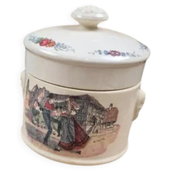 Pot à provisions ancien Sarreguemines Obernai Henri Loux