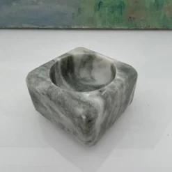 Pot à sel en marbre vert