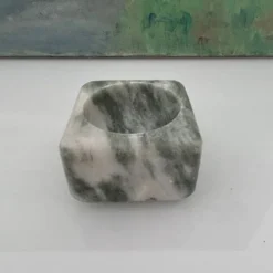 Pot à sel en marbre vert