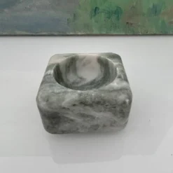 Pot à sel en marbre vert